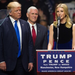 Ivanka et Donald J. Trump à Manchester, le 7 novembre 2016.