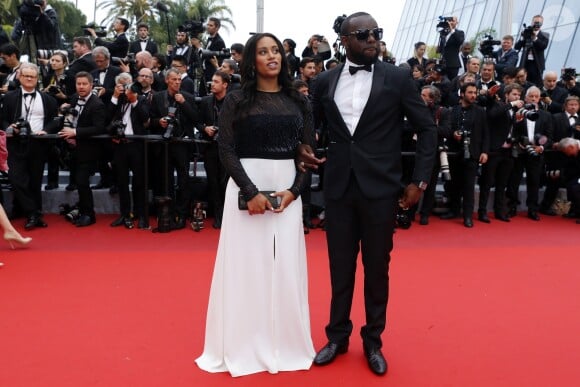 Maître Gims et sa femme DemDem lors du 69ème Festival International du Film de Cannes, le 14 mai 2016.