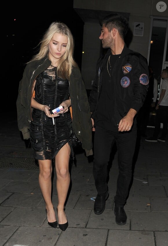 Lottie Moss et Alex Mytton à Londres, le 13 octobre 2016.