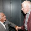 Jean-Paul Belmondo et Raoul Coutard à Paris en 2009