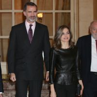 Letizia d'Espagne, sexy en cuir, auprès de Felipe : Nuit de récompenses au Ritz
