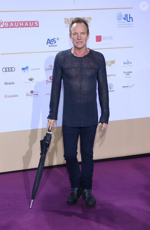 Sting - German Radio Awards à Hambourg. Le 6 octobre 2016 06/10/2016 - Hambourg