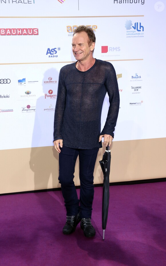 Sting - German Radio Awards à Hambourg. Le 6 octobre 2016.