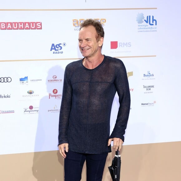 Sting - German Radio Awards à Hambourg. Le 6 octobre 2016.