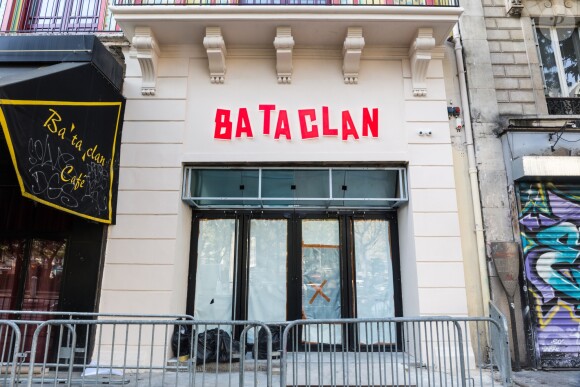 La nouvelle façade du Bataclan à Paris, le 27 octobre 2016. Sting y chante samedi 12 novembre pour sa réouverture.
