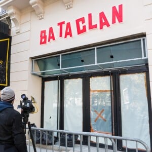 La nouvelle façade du Bataclan à Paris, le 27 octobre 2016. Sting y chante samedi 12 novembre pour sa réouverture.