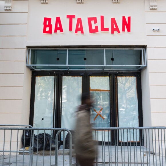 La nouvelle façade du Bataclan à Paris, le 27 octobre 2016. Sting y chante samedi 12 novembre pour sa réouverture.