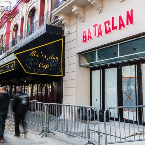 La nouvelle façade du Bataclan à Paris, le 27 octobre 2016. Sting y chante samedi 12 novembre pour sa réouverture.