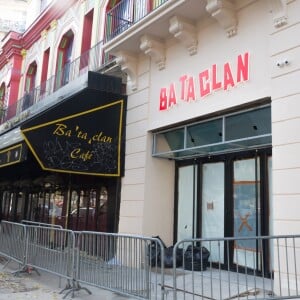 La nouvelle façade du Bataclan à Paris, le 27 octobre 2016. Sting y chante samedi 12 novembre pour sa réouverture.