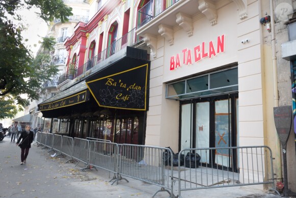 La nouvelle façade du Bataclan à Paris, le 27 octobre 2016. Sting y chante samedi 12 novembre pour sa réouverture.