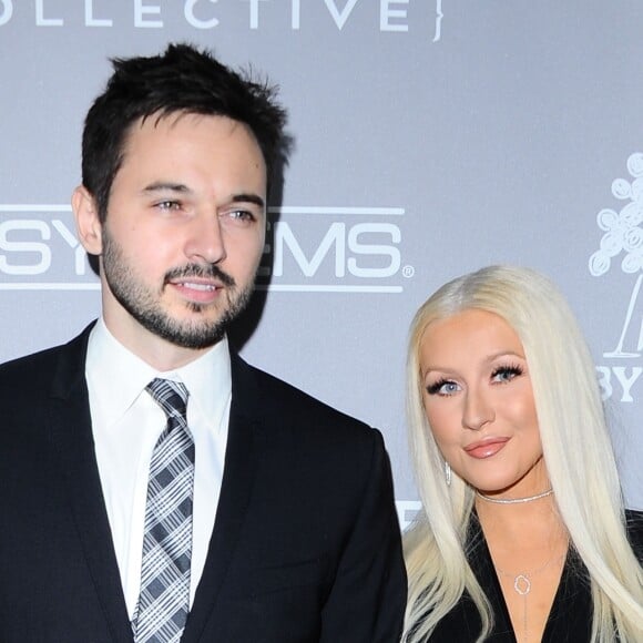 Christina Aguilera et Matthew Rutler à la 5e édition du gala Baby2Baby à Los Angeles, le 12 novembre 2016