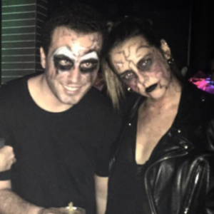 Pauline Ducruet lors d'Halloween 2016 avec ses amis à New York, photo Instagram.