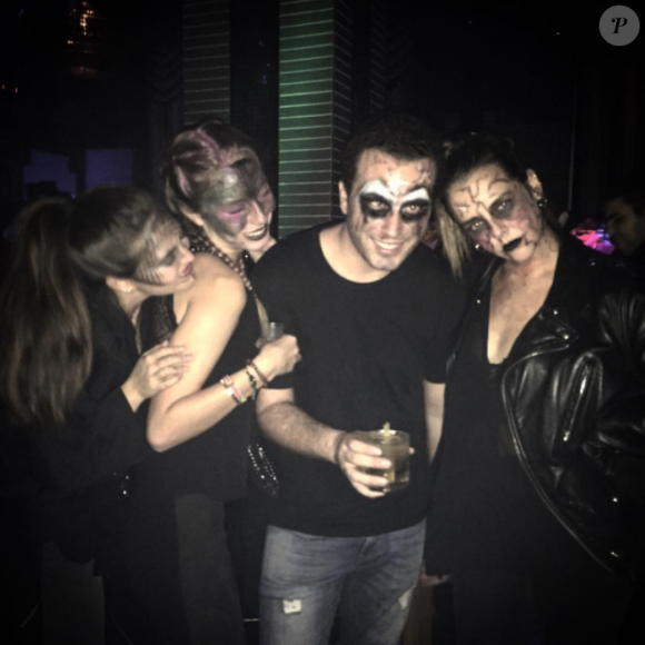 Pauline Ducruet lors d'Halloween 2016 avec ses amis à New York, photo Instagram.