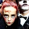 Pauline Ducruet grimée lors d'Halloween 2016 à Brooklyn, New York, photo publiée sur son compte Instagram.