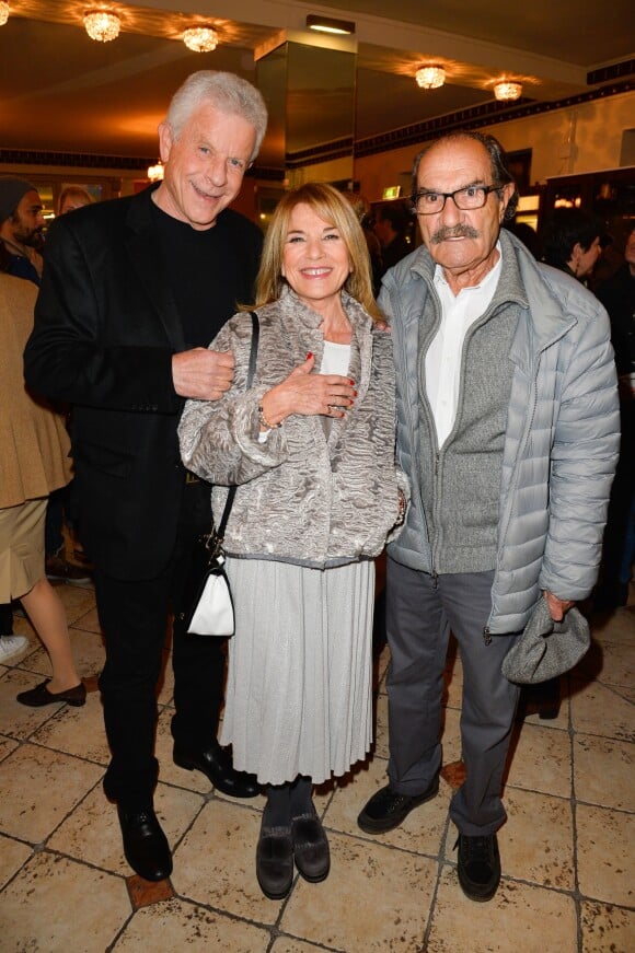 Exclusif - Georges Beller, Nicole Calfan et Gérard Hernandez - Spectacle exceptionnel "Comic-Art" avec Christelle Chollet et Richard Orlinski au théâtre du Palais Royal à Paris le 14 novembre 2016. © Coadic Guirec/Bestimage 