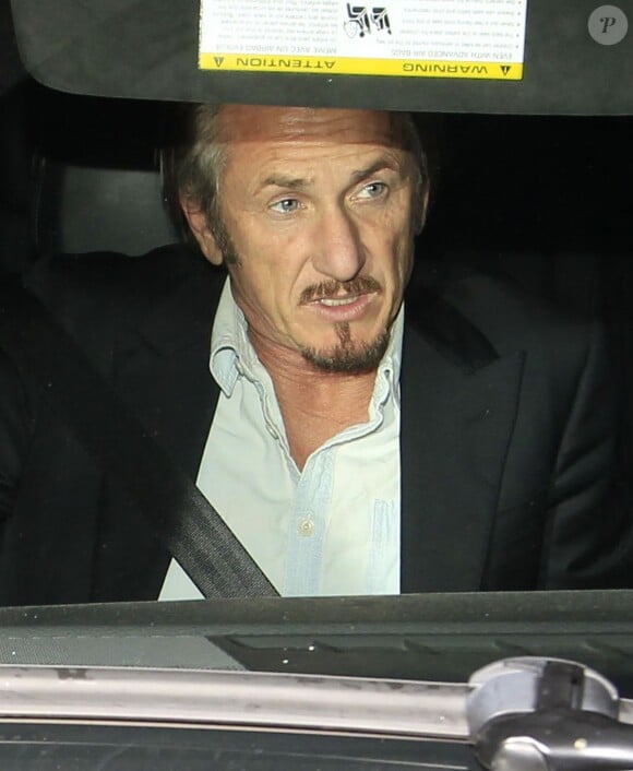 Sean Penn est allé diner au restaurant Giorgio Baldi à Santa Monica, le 14 janvier 2016