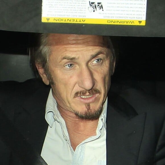 Sean Penn est allé diner au restaurant Giorgio Baldi à Santa Monica, le 14 janvier 2016