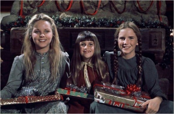Melissa Sue Anderson (Mary), Melissa Gilbert (Laura) et Sidney Greenbush (Carrie), les trois soeur Ingalls dans "La Petit maison dans la prairie", 1974-1982. 