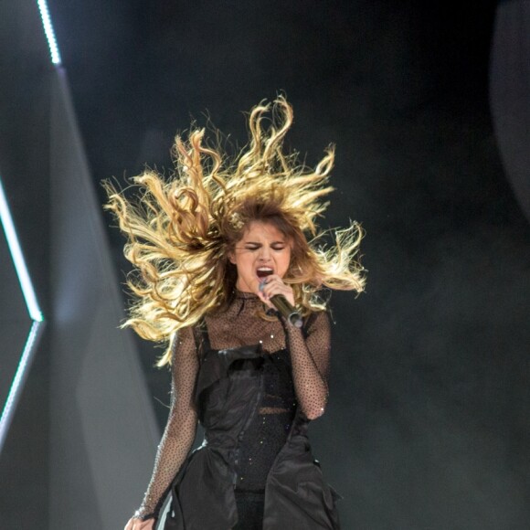 Selena Gomez en concert au United Center à Chicago dans le cadre de sa tournée "Revival Tour", le 25 juin 2016. © Daniel DeSlover/Zuma Press/Bestimage