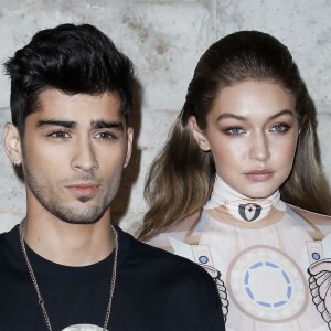 Gigi Hadid et son compagnon Zayn Malik au défilé de mode prêt-à-porter printemps-été 2017 "Givenchy" à Paris. Le 2 octobre 2016 © Olivier Borde / Bestimage