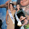 Iris Mittenaere (Miss France 2016) et Vaea Ferrand (Miss Tahiti 2016) - Avant-première du film d'animation "Vaiana, la légende du bout du monde" au Cinéma le Grand Rex à Paris, France, le 15 novembre 2016. © Veeren/Bestimage