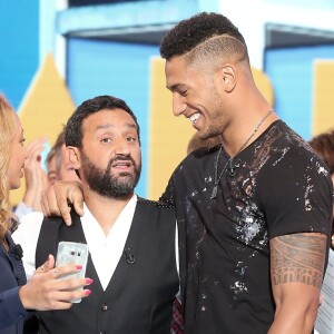 Exclusif -Estelle Mossely, Cyril Hanouna et Tony Yoka - Enregistrement de la première émission de la rentrée de "Touche pas à mon poste" (TPMP) sur C8 à Paris le 5 septembre 2016. © Dominique Jacovides / Bestimage