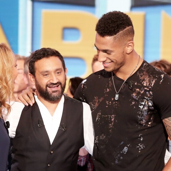 Exclusif -Estelle Mossely, Cyril Hanouna et Tony Yoka - Enregistrement de la première émission de la rentrée de "Touche pas à mon poste" (TPMP) sur C8 à Paris le 5 septembre 2016. © Dominique Jacovides / Bestimage