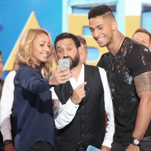 Exclusif -Estelle Mossely, Cyril Hanouna et Tony Yoka - Enregistrement de la première émission de la rentrée de "Touche pas à mon poste" (TPMP) sur C8 à Paris le 5 septembre 2016. © Dominique Jacovides / Bestimage