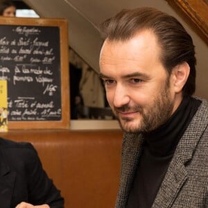 Exclusif - Cyril Lignac - Mois des produits Tripiers à Paris dans le restaurant de Christian Constant à Paris le 3 novembre 2015.