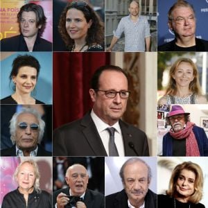 François Hollande soutenu par 65 artistes dénonçant le "Hollande-bashing" dans le JDD.
