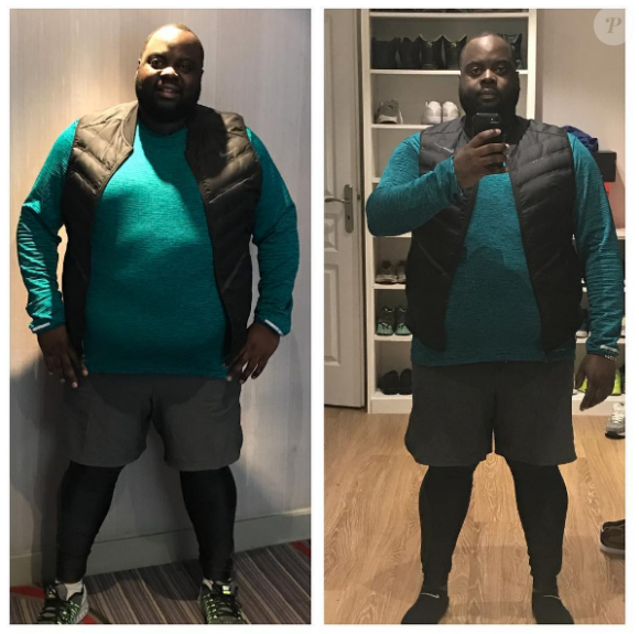 Issa Doumbia avec 23 kilos en moins. Novembre 2016.