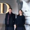Brad Pitt et Marion Cotillard enceinte à la première de 'Alliés' ('Allied') aux cinémas Odeon à Leicester Square à Londres, le 21 novembre 2016
