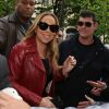 Mariah Carey et son fiancé James Packer font du shopping chez Tom Ford rue Saint-Honoré avant de rentrer à l'hôtel Plaza Athénée à Paris, le 22 avril 2016.