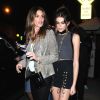 Cindy Crawford et sa fille Kaia Gerber à l'anniversaire de Kendall Jenner, 21 ans , au club Delilah à West Hollywood le 2 novembre 2016. 02/11/2016 - West Hollywood