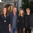 Cindy Crawford, son mari Rande Gerber et les enfants Kaia Gerber et Presley Gerber à la première de Sister Cities au cinéma Paramount à Hollywood, le 31 août 2016.