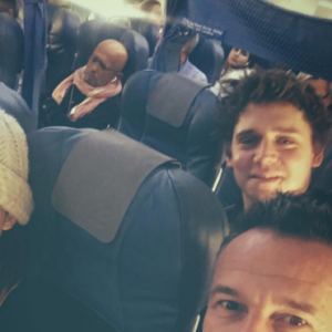 Joyce Jonathan en route pour la Colombie pour le tournage d'"A la roots", émission de RTL9. Photo Instagram publiée en novembre 2016.