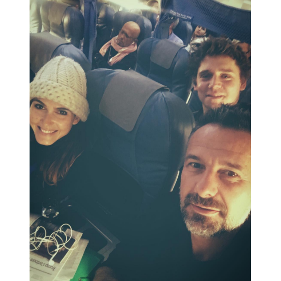 Joyce Jonathan en route pour la Colombie pour le tournage d'"A la roots", émission de RTL9. Photo Instagram publiée en novembre 2016.