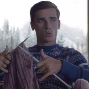 Antoine Griezmann joue les Cupidon dans la nouvelle publicité des déodorants Puma - Novembre 2016.