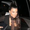 Kourtney Kardashian arrive au Delilah pour l'after-party ''Drake's AMA'' à Los Angeles, le 20 novembre 2016.