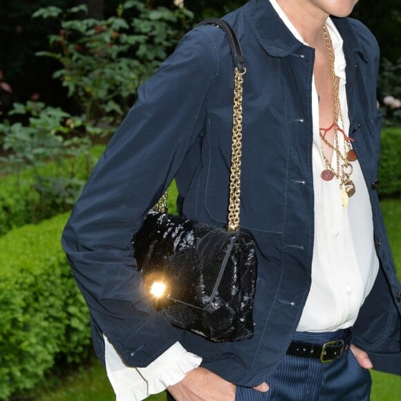 Inès de La Fressange - Cocktail italien organisé par les Jeunes Donateurs et Mécènes du Comité Français pour la Sauvegarde de Venise à l'Hôtel de Gallifet, siège de l'Institut Culturel Italien à Paris, France le 15 Juin 2016. © Veeren / Bestimage