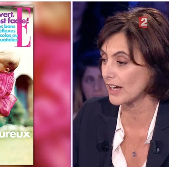 Inès de la Fressange dans "On n'est pas couché" le 26 novembre 2016.