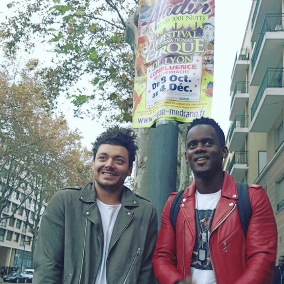 Kev Adams et Black M à Lyon (5 novembre 2016).