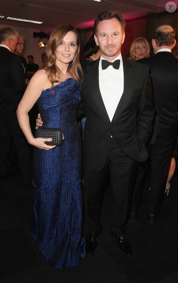 Geri Halliwell et son mari Christian Horner au dîner de gala "Prince's Trust Invest in Futures" à Londres le 4 février 2016.