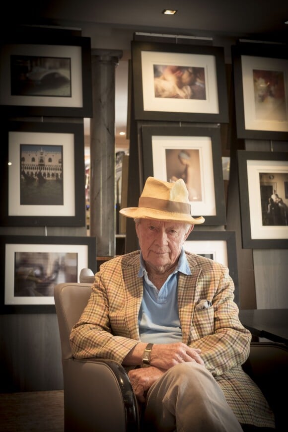 David Hamilton lors d'une séance photo réalisée en 2016.