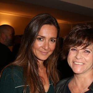 Exclusif - Emmanuelle Boidron et Charlotte Valandrey lors de la soirée Un oeil sur L'Elysée à Paris, France le 28 Novembre 2016.