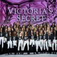 Les mannequins du défilé Victoria's Secret 2016 arrivent au Grand Palais. Paris, le 28 novembre 2016.