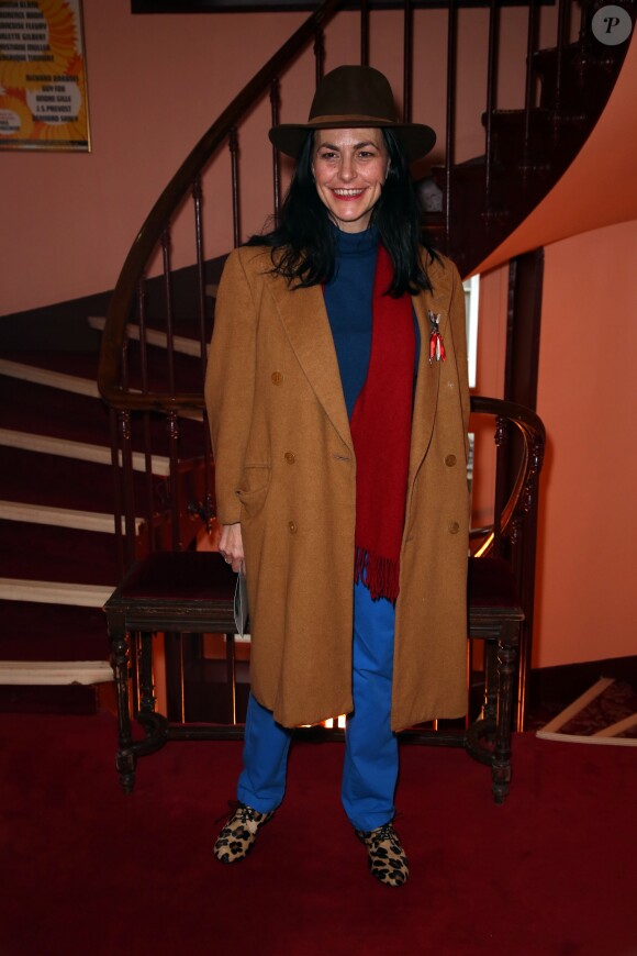 La chanteuse Lio a assiste au defile de mode haute-couture "Frank Sorvier" au theatre du Palais Royal a Paris. Le 23 janvier 2013