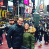 Natasha Hamilton et son fiancé Charles Gay en vacances à New York. Photo publiée sur Instagram à la fin du mois de novembre 2016