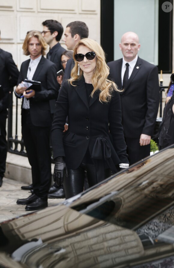 Céline Dion - Arrivées au défilé de mode Haute-Couture automne-hiver 2016/2017 "Christian Dior" à Paris. Le 4 juillet 2016