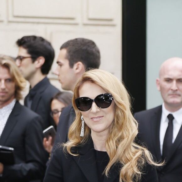 Céline Dion - Arrivées au défilé de mode Haute-Couture automne-hiver 2016/2017 "Christian Dior" à Paris. Le 4 juillet 2016